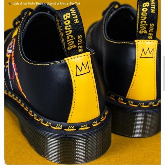 Dr. Martens 1461 Basquiat Jean-Michel Pez Dinosaur Oxford Derby Shoes EU 37 - Picture 13 of 16